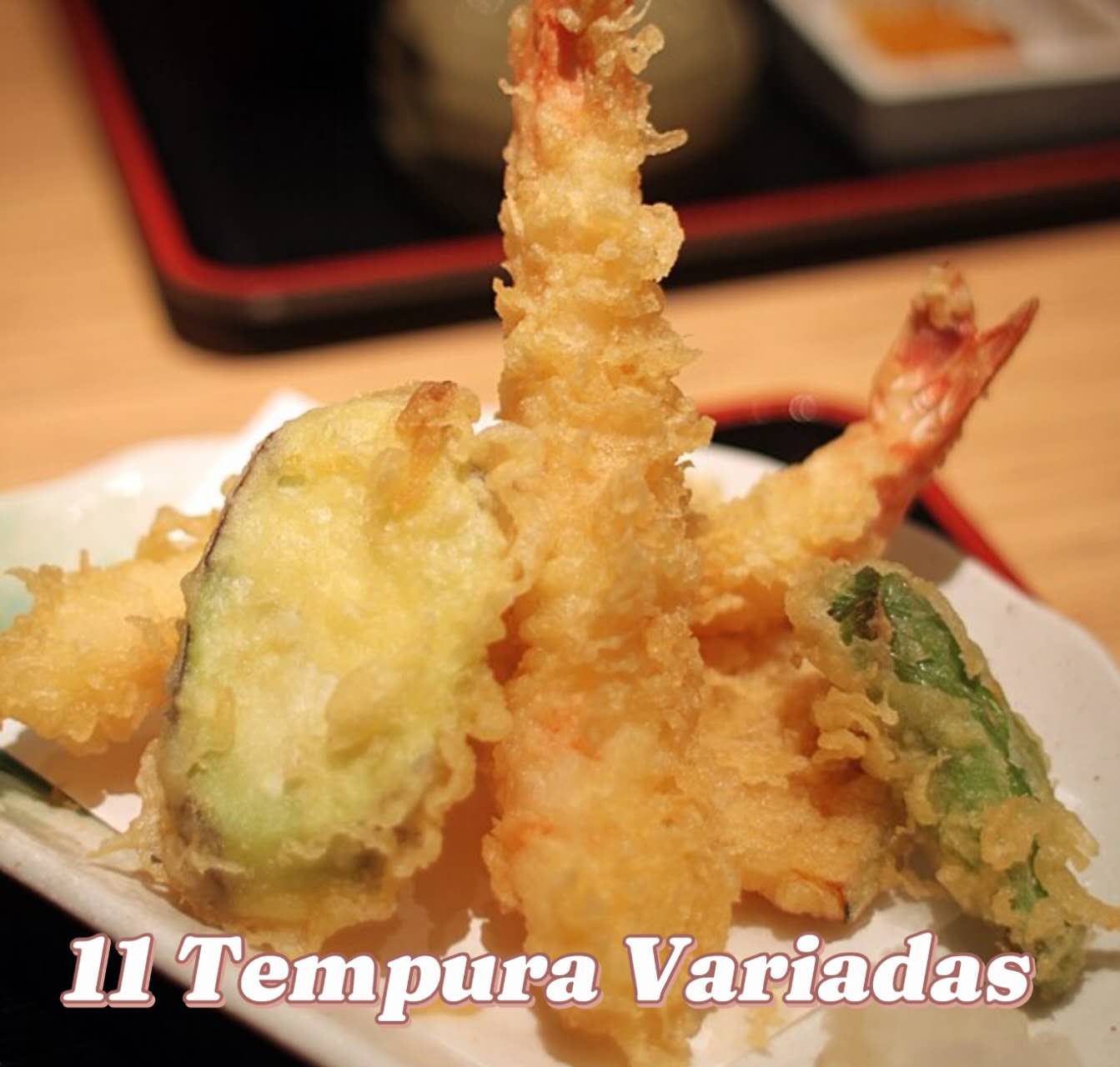 Tempura  Variado con Langostinos