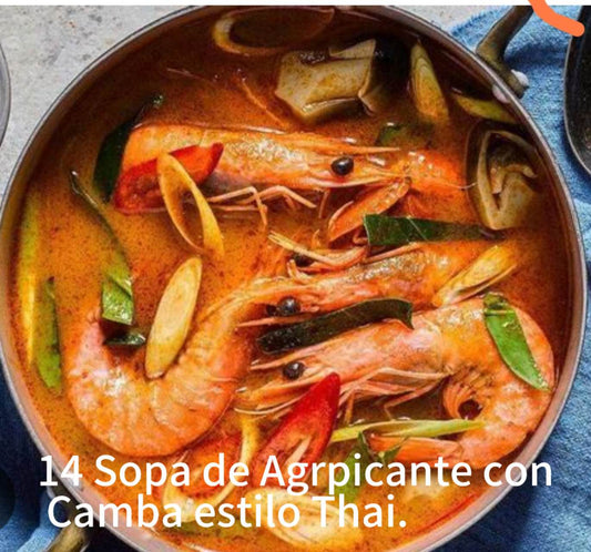 Sopa de THA.con Gambas