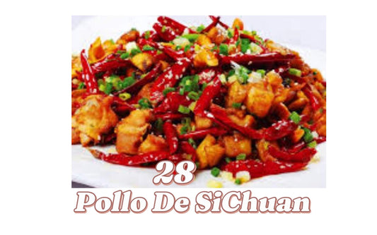 Pollo SICHUAN(picante,seco sin salsa)