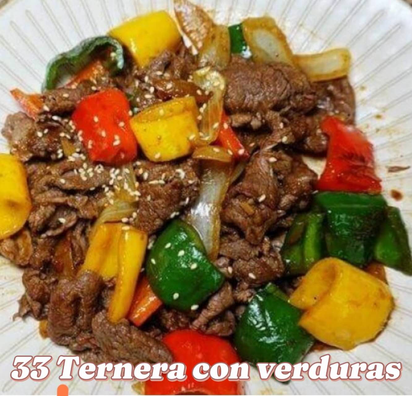 Ternera con Verduras