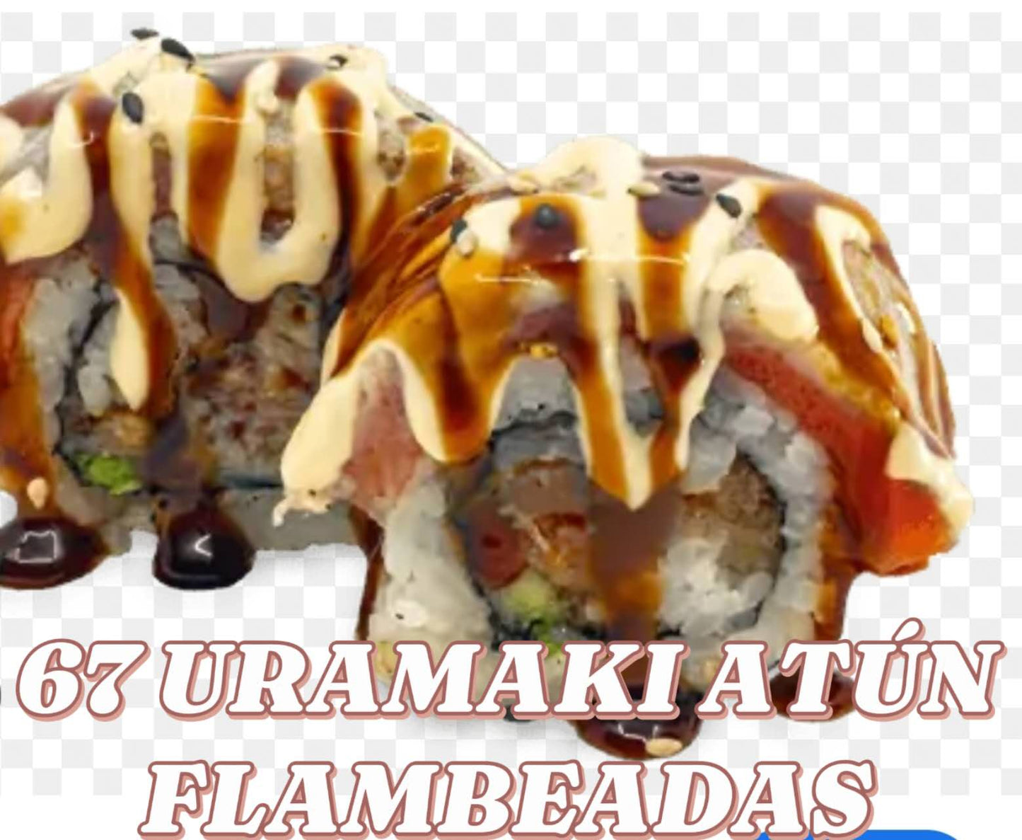 Uramaki de Atun Flambeado